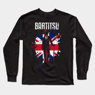 British Bartitsu Defence Walking Sticks Martial Arts Long Sleeve T-Shirt